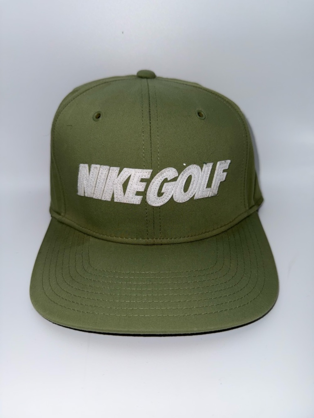 Nike Golf Men’s Olive Green Adjustable Hat - Sweat Stains